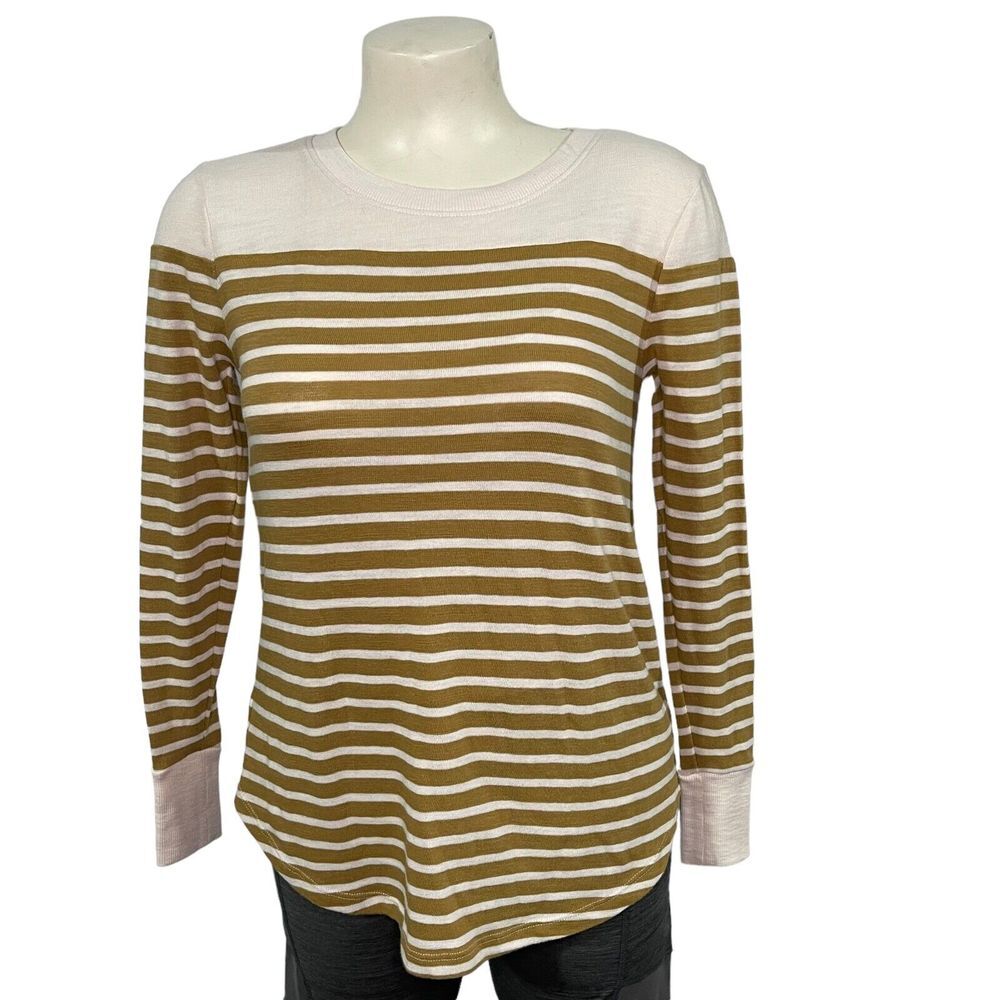 LOFT Women's Sweater Striped Long‎ Sleeve - Size XS - Designer